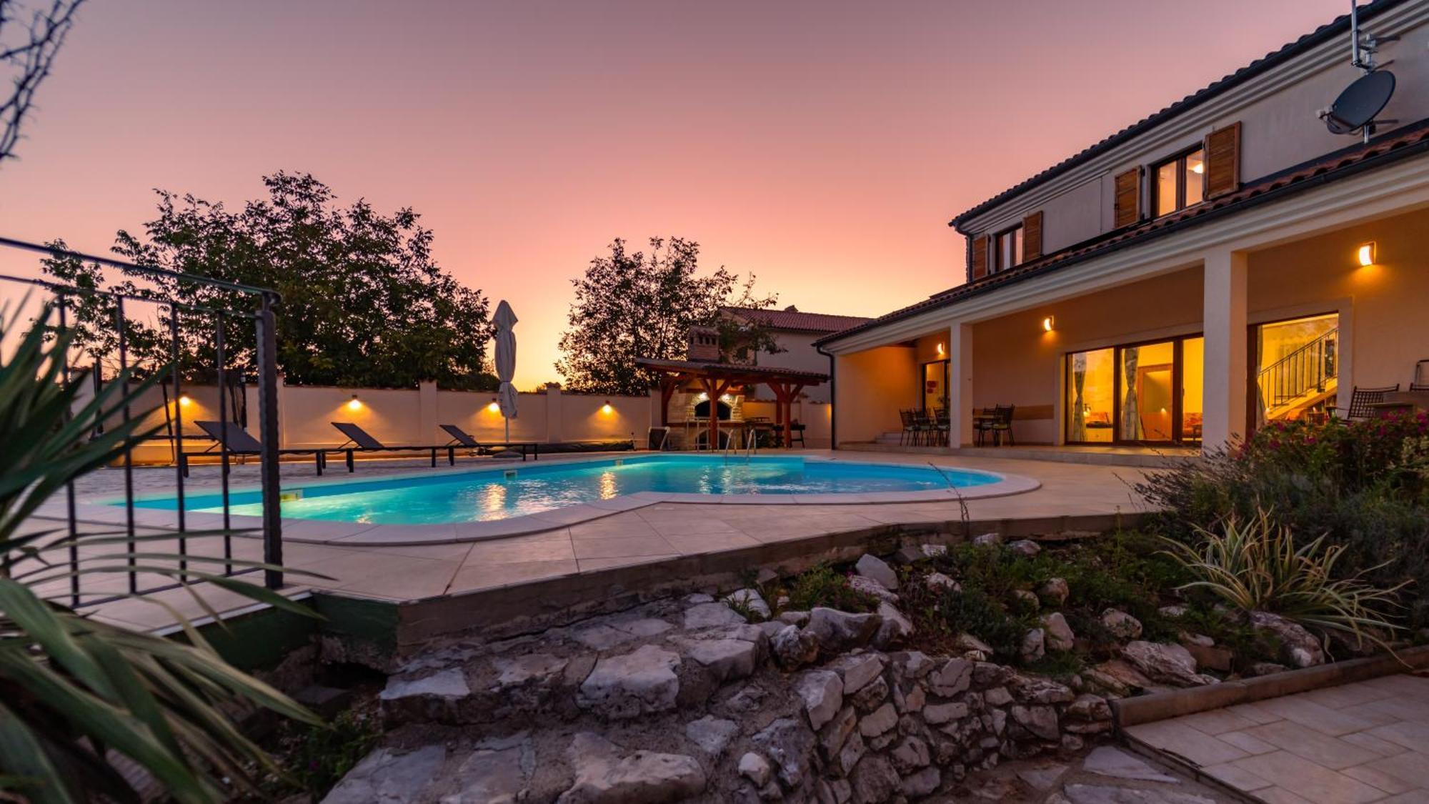 Villa Arton Heated Swimming-Pool Žminj Dış mekan fotoğraf
