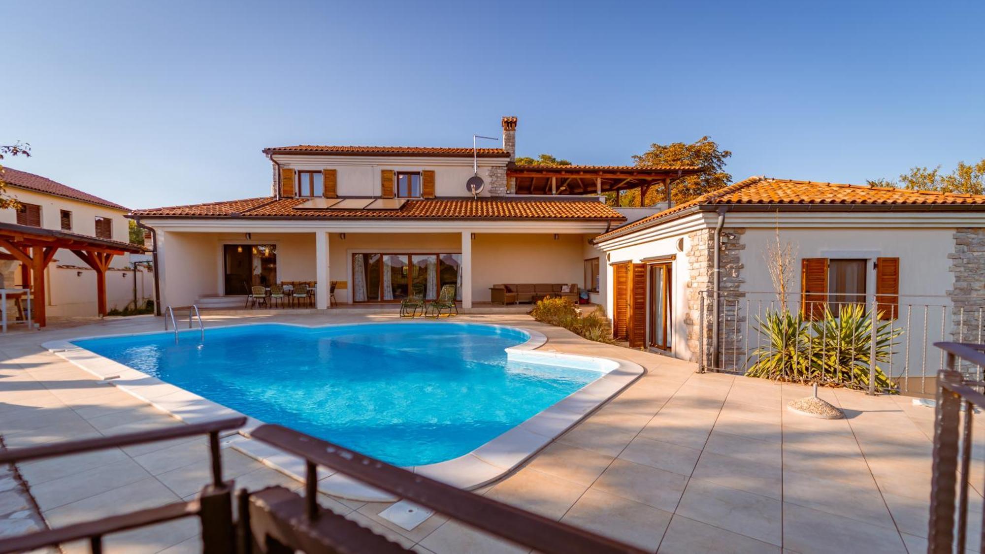Villa Arton Heated Swimming-Pool Žminj Dış mekan fotoğraf