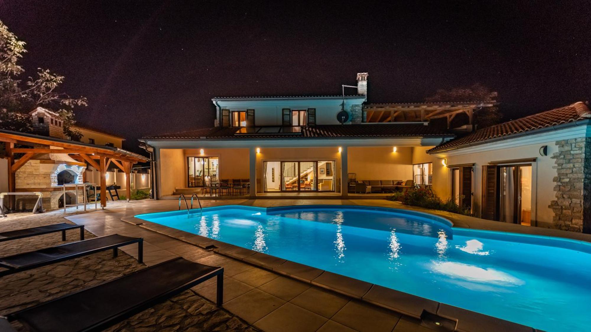 Villa Arton Heated Swimming-Pool Žminj Dış mekan fotoğraf