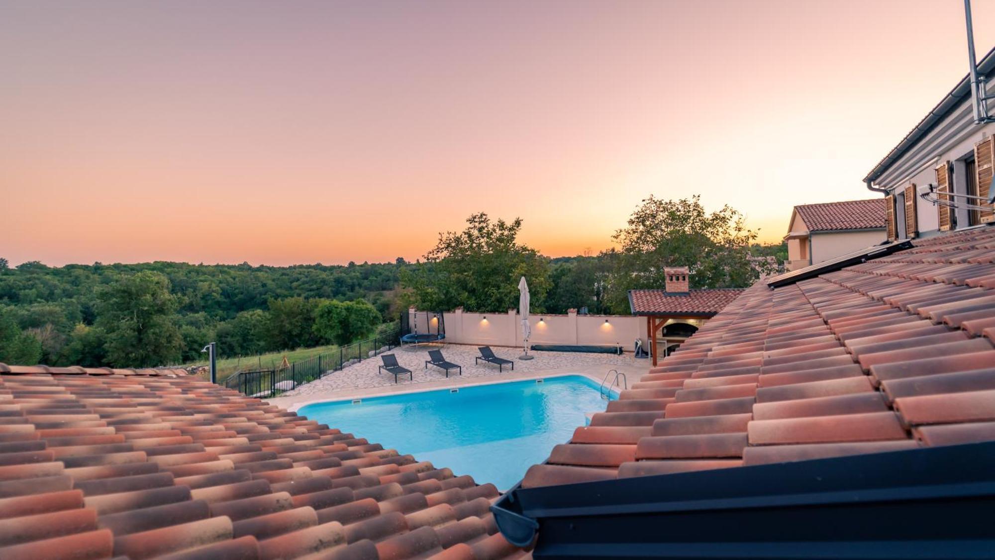 Villa Arton Heated Swimming-Pool Žminj Dış mekan fotoğraf