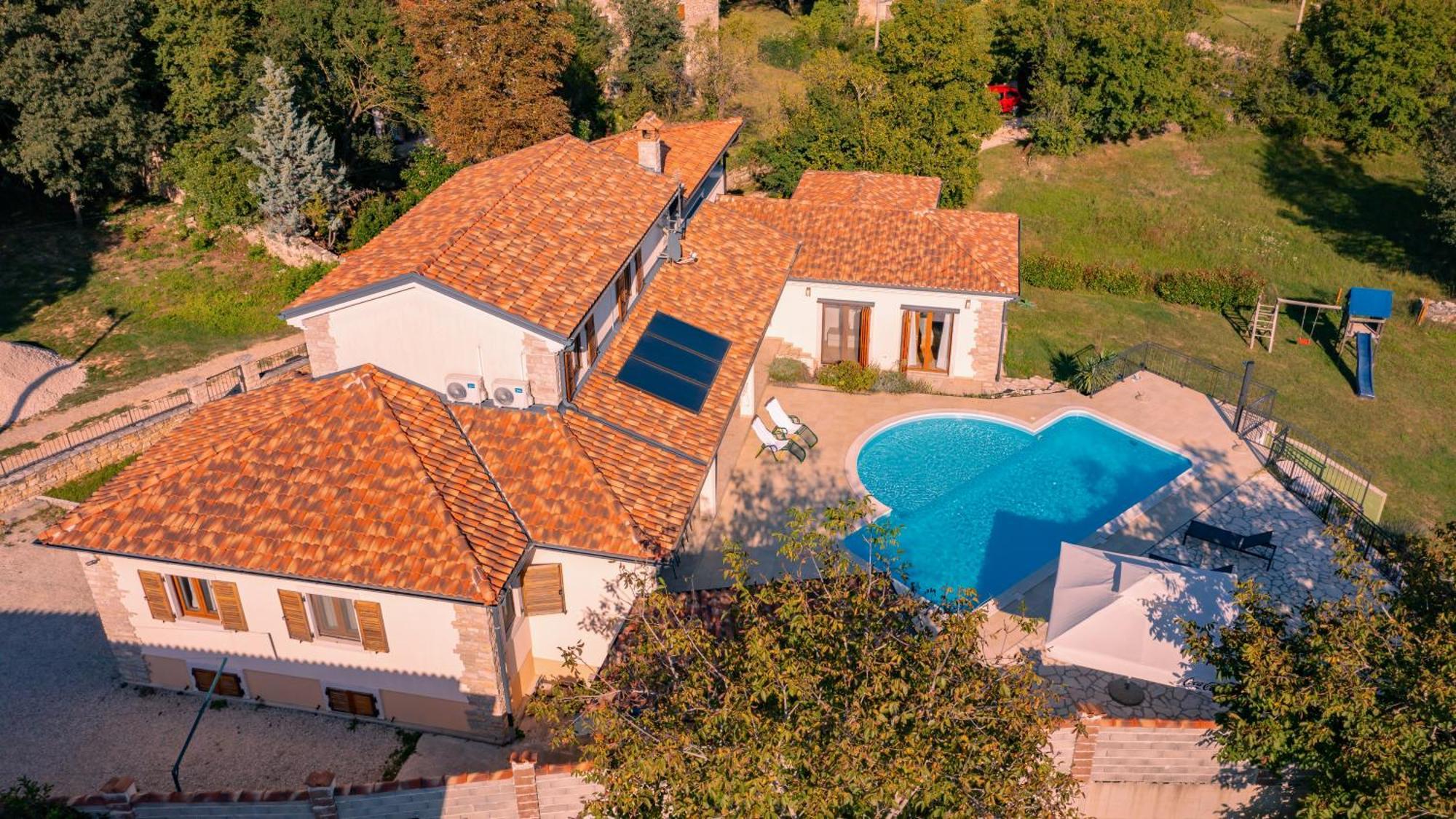 Villa Arton Heated Swimming-Pool Žminj Dış mekan fotoğraf