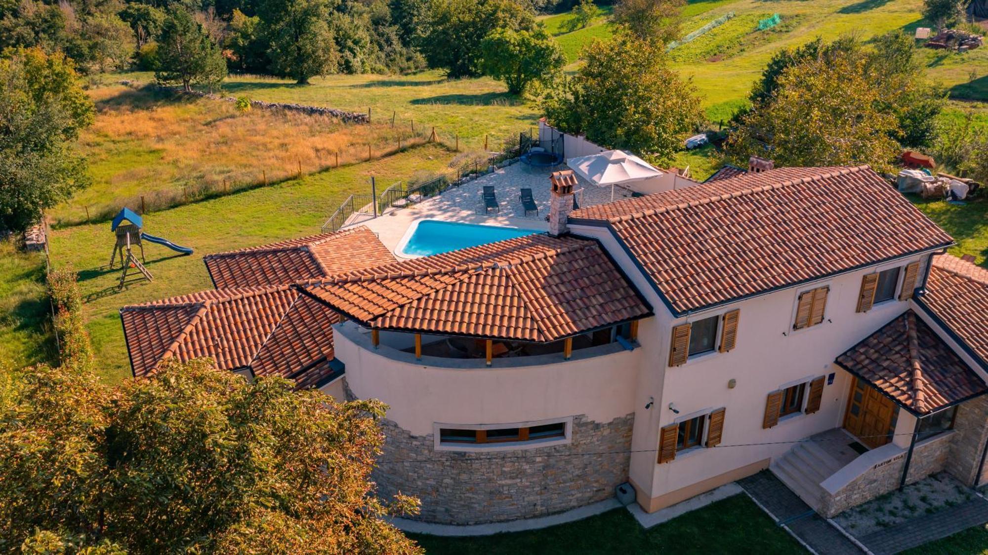 Villa Arton Heated Swimming-Pool Žminj Dış mekan fotoğraf