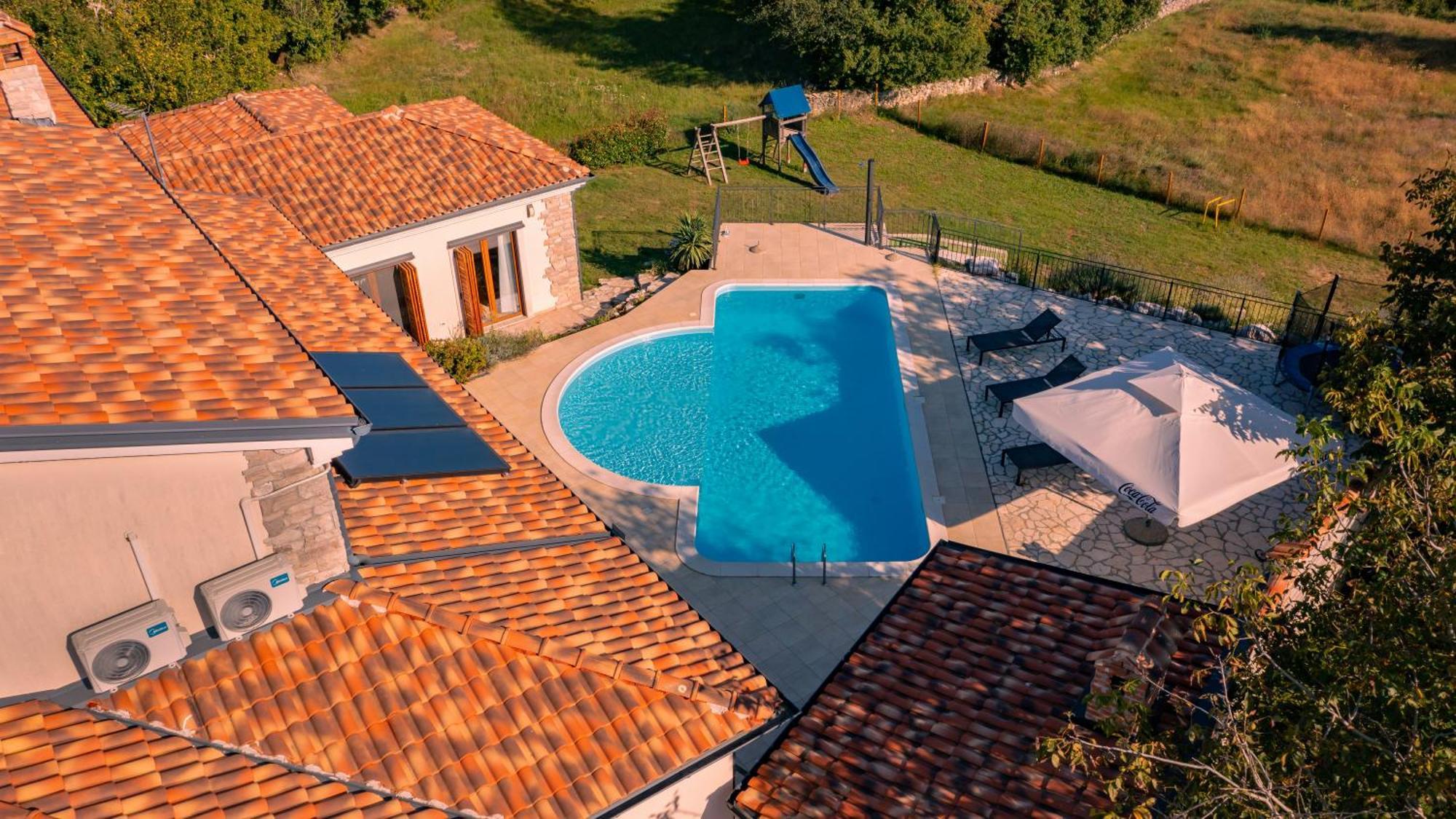 Villa Arton Heated Swimming-Pool Žminj Dış mekan fotoğraf